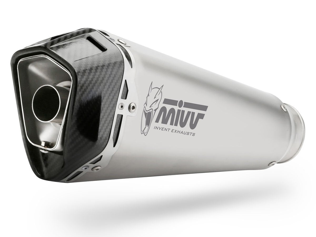 Escape homologado Mivv Delta Race en Acero inox. para Benelli TRK 502 17-25