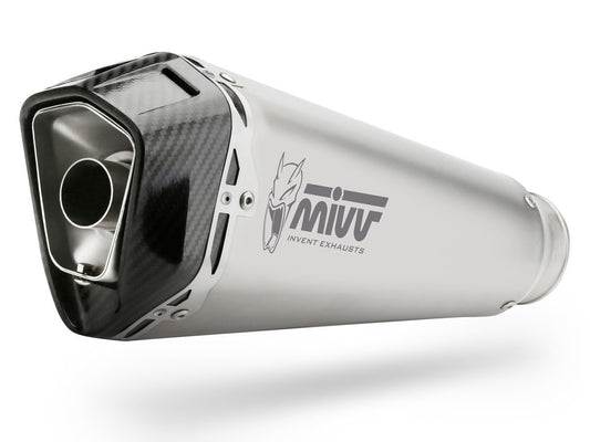 Escape homologado Mivv Delta Race en Acero inox. para Benelli TRK 502 17-25