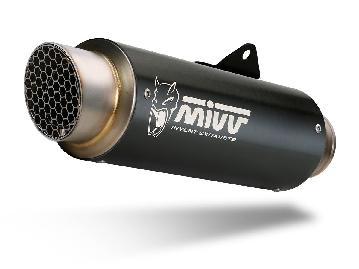 Escape completo homologado Mivv GP PRO en Acero negro para BMW G 310 R - vista 1