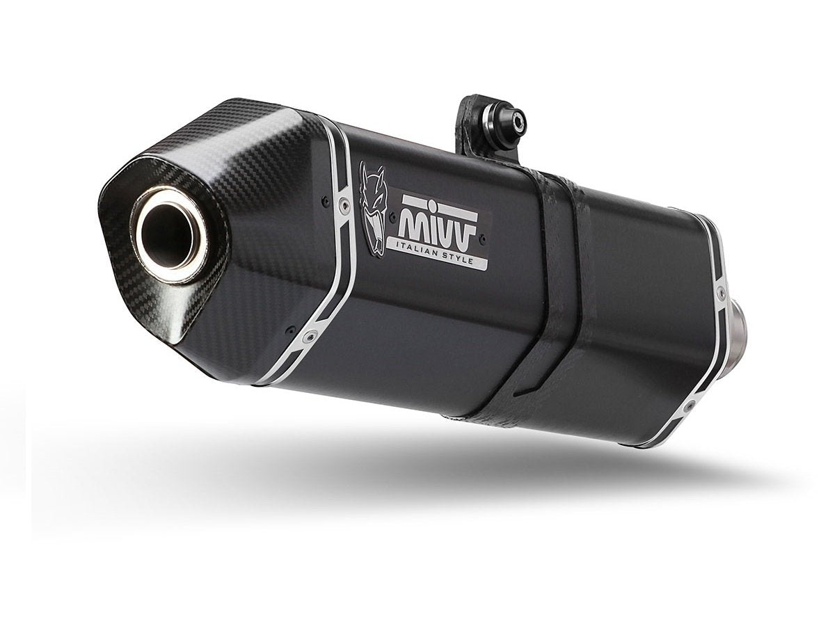 Escape homologado Mivv Speed Edge en Acero negro para BMW R 1250 GS 19-23 | R 1250 GS Adventure 19-23