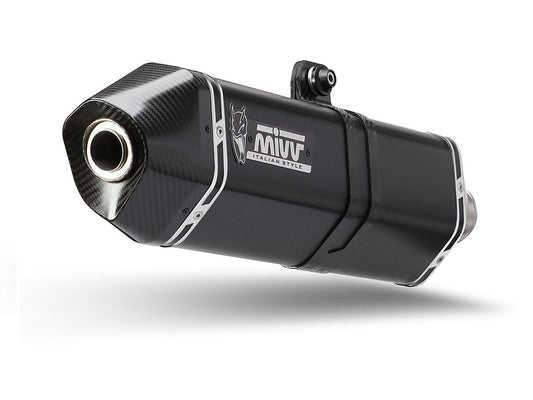 Escape homologado Mivv Speed Edge en Acero negro para BMW R 1250 GS 19-23 | R 1250 GS Adventure 19-23