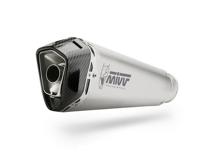 Escape homologado Mivv Delta Race en Acero inox. para Ducati Multistrada 1200 / S 15-17 | Multistrada 1260 / S 18-20
