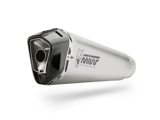 Escape homologado Mivv Delta Race en Acero inox. para Ducati Multistrada 1200 / S 15-17 | Multistrada 1260 / S 18-20