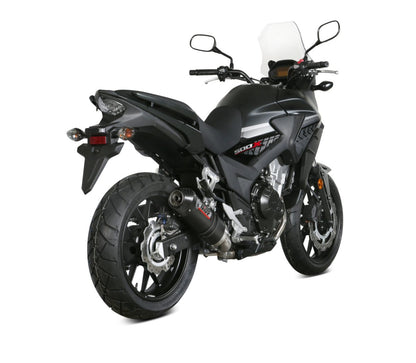 Escape homologado Mivv OVAL en Carbono para Honda CB 500 X 17-20