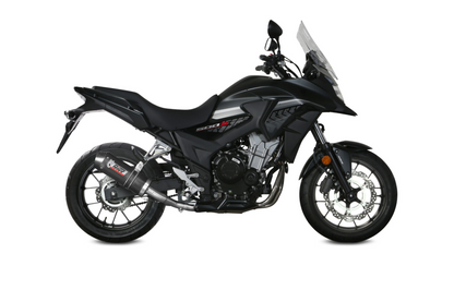 Escape homologado Mivv OVAL en Carbono para Honda CB 500 X 17-20