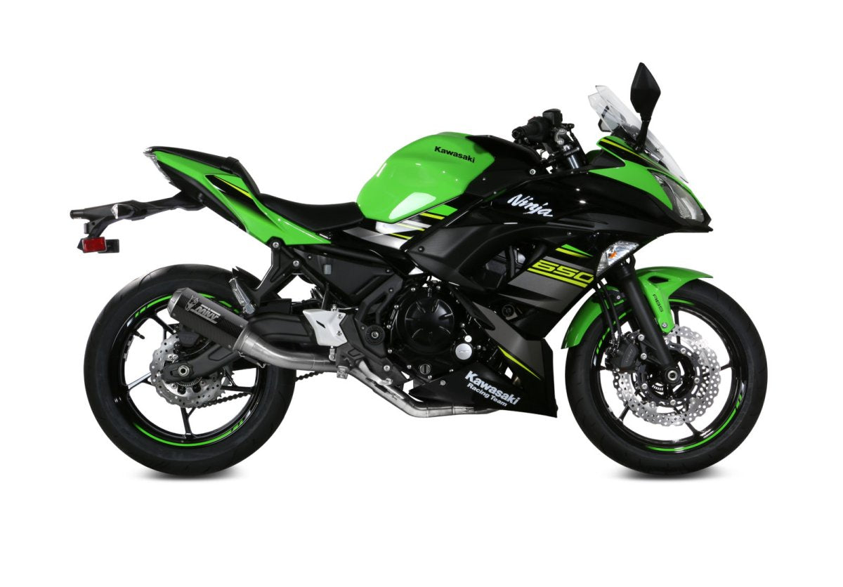 Escape completo no homologado Mivv MK3 en Carbono para Kawasaki Z 650 17-23 - vista 3