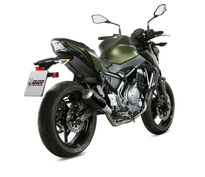Escape completo no homologado Mivv MK3 en Carbono para Kawasaki Z 650 17-23 - vista 4