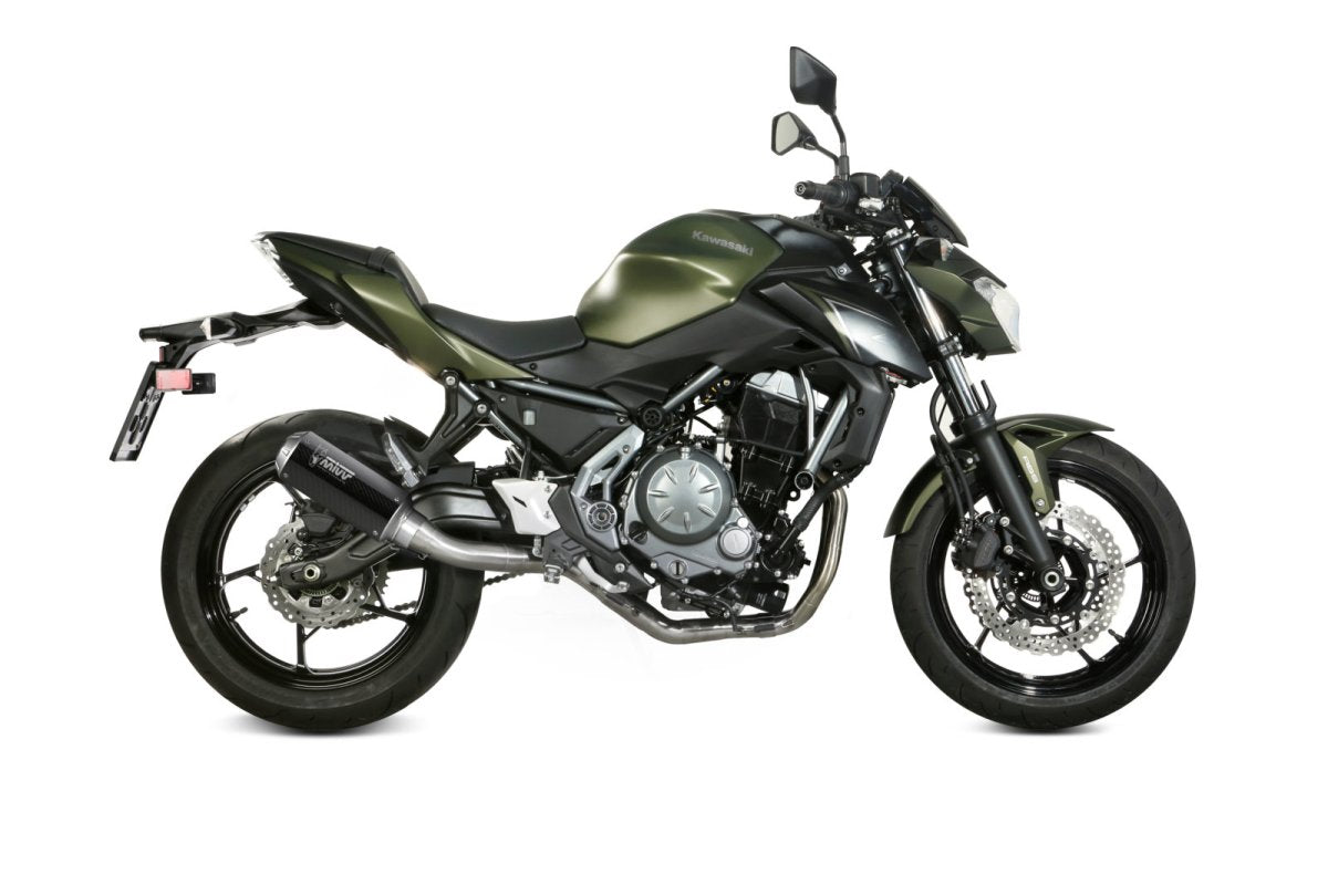 Escape completo no homologado Mivv MK3 en Carbono para Kawasaki Z 650 17-23 - vista 5