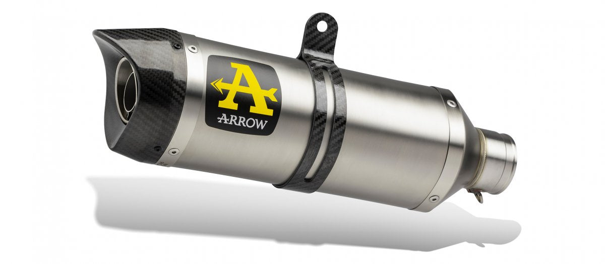 Escape ARROW Thunder homologado en titanio para YAMAHA MT 07 14-20 | TRACER 7 / 700 / GT 16-24 | MT 07 TRACER 14-20 - vista 1