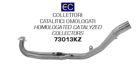 Colectores ARROW homologados en acero inoxidable para YAMAHA T-MAX 530 17-19 | T-MAX 560 20-24 - vista 1