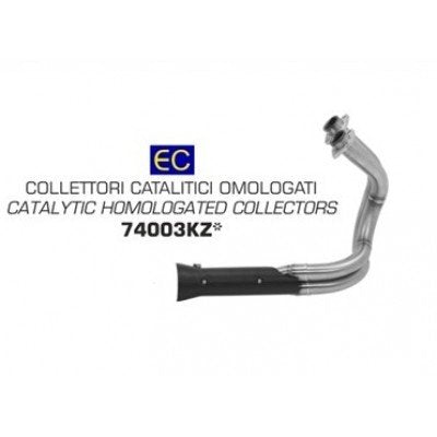Colectores ARROW homologados en acero inoxidable para KAWASAKI VULCAN 650 S 17-20 - vista 1