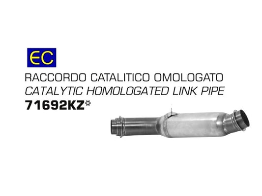 Catalizador ARROW 71692KZ para KTM 1290 SUPER DUKE GT 17-24 - vista 1