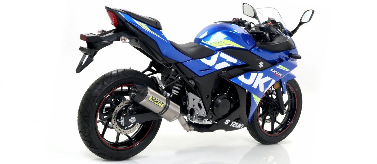 Escape homologado Arrow Race-Tech titanio para SUZUKI GSX-R 250 17-19 - vista 3