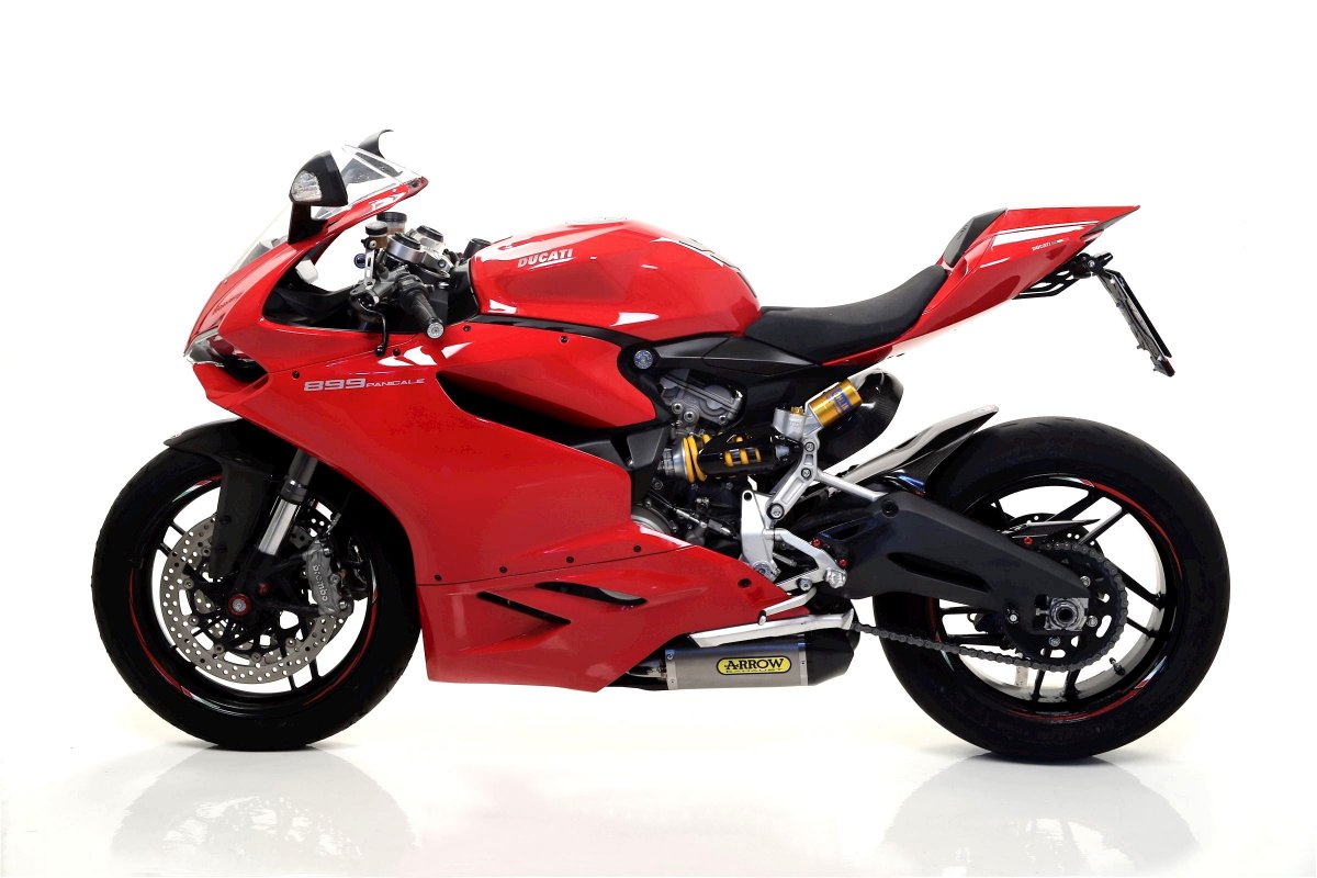 Escape ARROW Works homologado en titanio para DUCATI 1199 PANIGALE 12-15 | 899 PANIGALE 14-15 - vista 4
