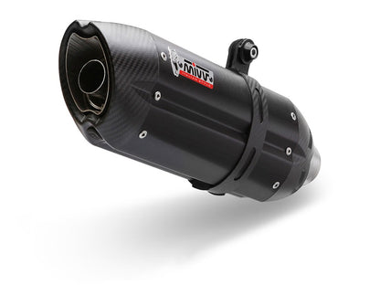 Escape homologado Mivv Suono en Acero negro para Aprilia Dorsoduro 1200 12-16