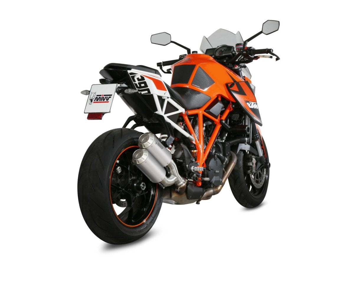 Escape homologado Mivv MK3 en Acero inox. para KTM 1290 Super Duke / R 14-19