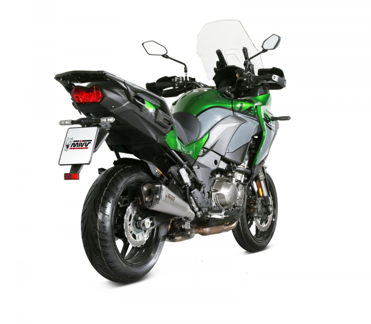 Escape homologado Mivv Delta Race en Acero inox. para Kawasaki Versys 1000 19-24