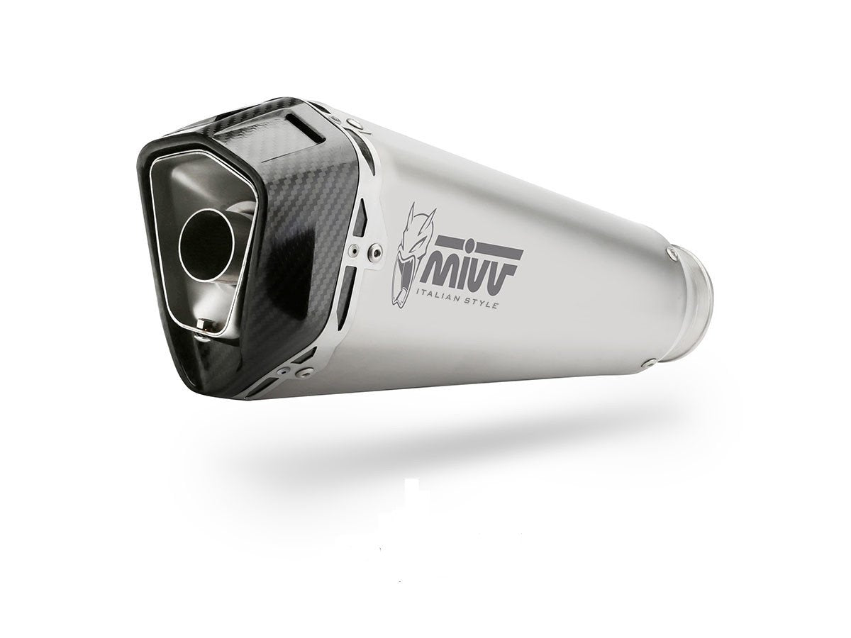 Escape homologado Mivv Delta Race en Acero inox. para Kawasaki Versys 1000 19-24