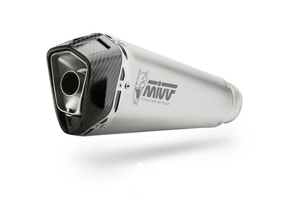 Escape homologado Mivv Delta Race en Acero inox. para Kawasaki Versys 1000 19-24