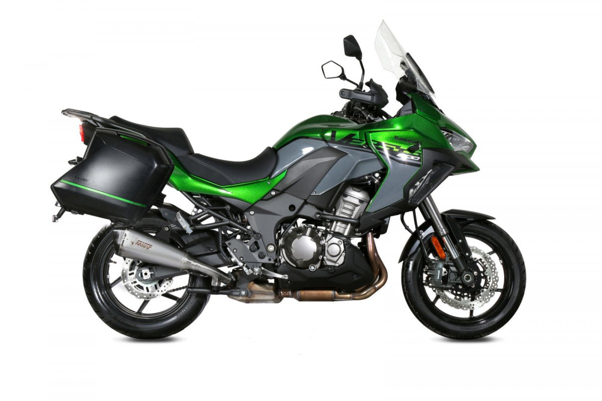 Escape homologado Mivv Delta Race en Acero inox. para Kawasaki Versys 1000 19-24