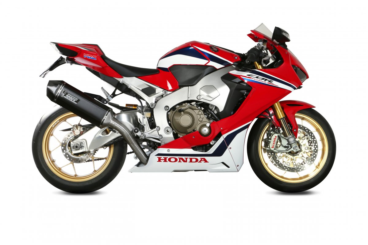 Escape homologado Mivv Speed Edge en Acero negro para Honda CBR 1000 RR 17-19