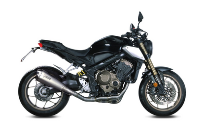 Escape completo homologado Mivv Delta Race en Acero inox. para Honda CBR 650 R 19-23 | CB 650 R / NEO Sports Café 19-23