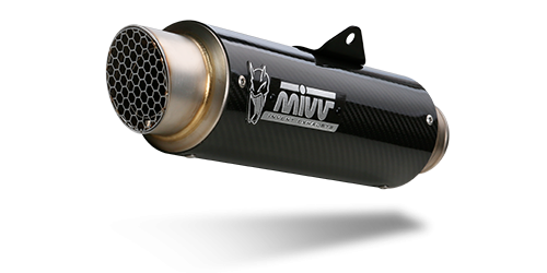 Escape completo homologado Mivv GP PRO en Acero negro para Honda CB 650 / F 14-18