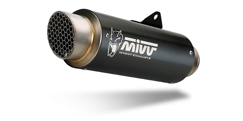Escape completo homologado Mivv GP PRO en Acero negro para Honda CB 650 / F 14-18