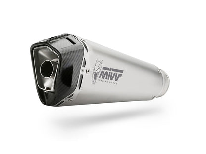 Escape no homologado Mivv Delta Race en Acero inox. para Ducati Multistrada 1200 / S 15-17 | Multistrada 1260 / S 18-20