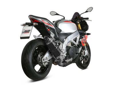 Escape homologado Mivv Speed Edge en Acero negro para Aprilia Tuono 1100 V4 / Factory / RR 18-20