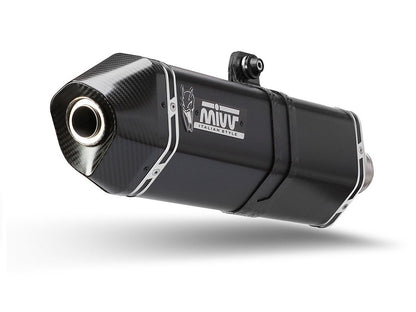 Escape homologado Mivv Speed Edge en Acero negro para Aprilia Tuono 1100 V4 / Factory / RR 18-20