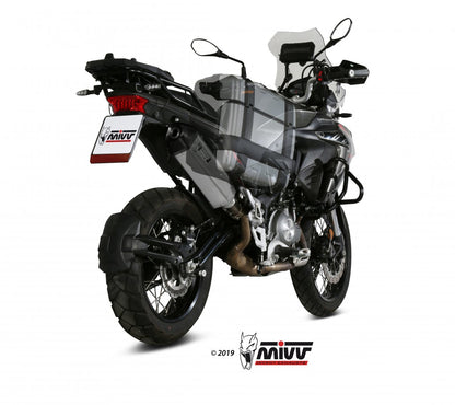 Escape homologado Mivv Speed Edge en Acero inox. para Benelli TRK 502 X 18-25