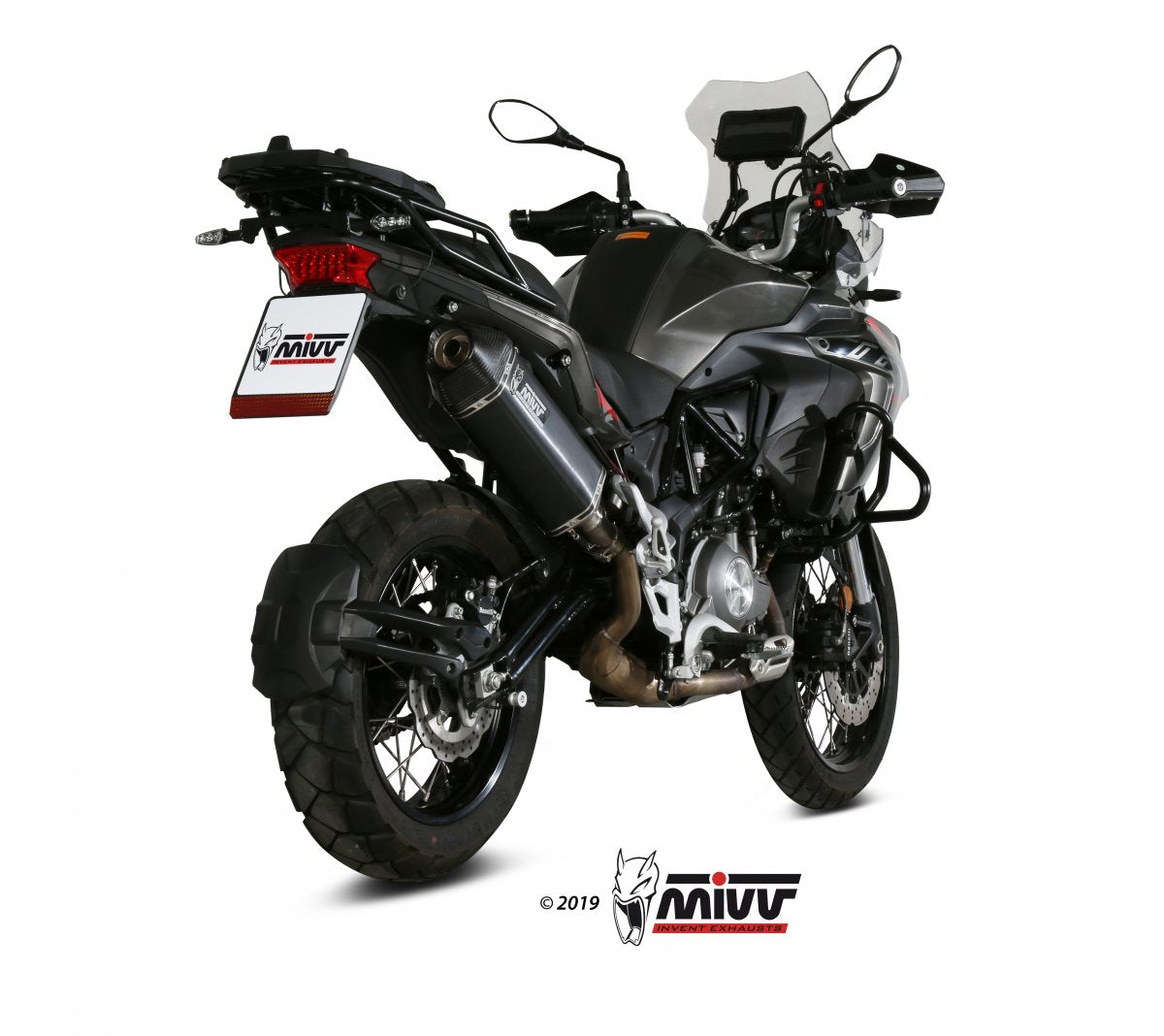 Escape homologado Mivv Speed Edge en Acero negro para Benelli TRK 502 X 18-26