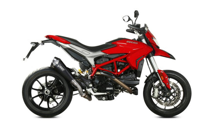 Escape homologado Mivv Delta Race en Acero negro para Ducati Hypermotard 939 / SP 16-18