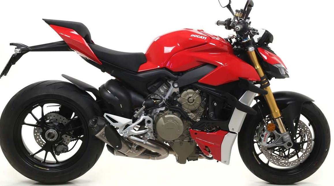 Escape ARROW Works no homologado en titanio para DUCATI PANIGALE 1100 V4 18-24 | STREETFIGHTER V4 / S 20-24 - vista 2