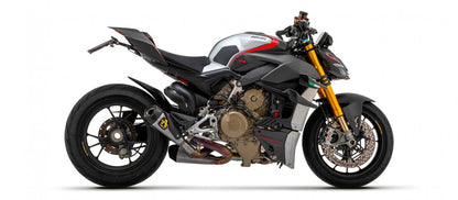 Escape ARROW Works no homologado en titanio para DUCATI PANIGALE 1100 V4 18-24 | STREETFIGHTER V4 / S 20-24 - vista 4