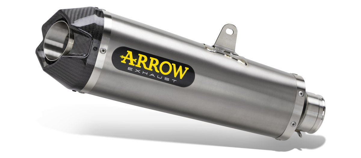 Escape ARROW Works homologado en titanio para YAMAHA MT 07 TRACER 21-24 | MT 07 21-24 | TRACER 7 / 700 / GT 20-24 - vista 1