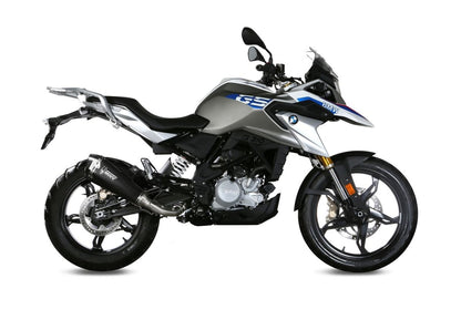 Escape completo homologado Mivv Delta Race en Acero negro para BMW G 310 GS 17-24