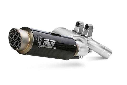 Escape homologado Mivv GP PRO en Carbono para BMW F 900 R 20-26