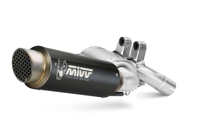 Escape homologado Mivv GP PRO en Acero negro para BMW F 900 R 20-26