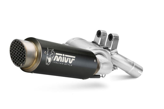 Escape homologado Mivv GP PRO en Acero negro para BMW F 900 R 20-26