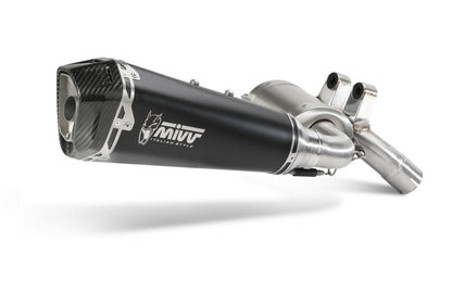 Escape homologado Mivv Delta Race en Acero negro para BMW F 900 XR 20-26
