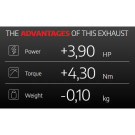 Storm GP Black Steel Approved Exhaust for KAWASAKI Z 900 20-24 