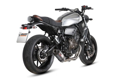 Escape completo homologado Mivv OVAL en Titanio para Yamaha XSR 700 16-20