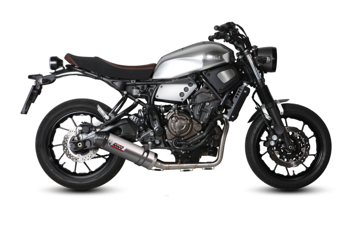 Escape completo homologado Mivv OVAL en Titanio para Yamaha XSR 700 16-20