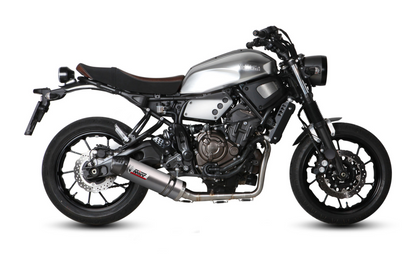 Escape completo homologado Mivv OVAL en Titanio para Yamaha XSR 700 16-20