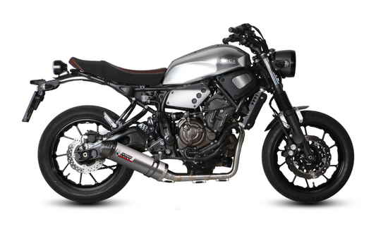 Escape completo homologado Mivv OVAL en Titanio para Yamaha XSR 700 16-20