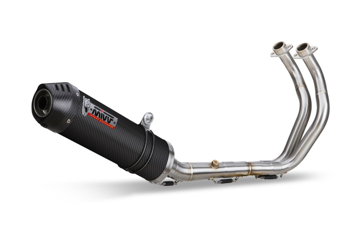 Escape completo homologado Mivv OVAL en Carbono para Yamaha XSR 700 16-20
