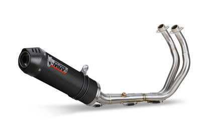 Escape completo homologado Mivv OVAL en Carbono para Yamaha XSR 700 16-20