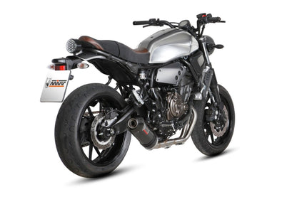 Escape completo homologado Mivv OVAL en Carbono para Yamaha XSR 700 16-20